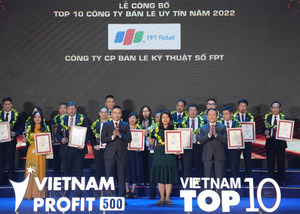 FPT Retail được vinh danh công ty bán lẻ uy tín năm 2022